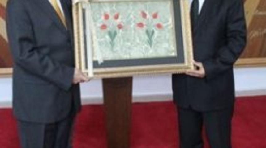 Sakarya Valisinden D&uuml;zce Valisine Ziyaret