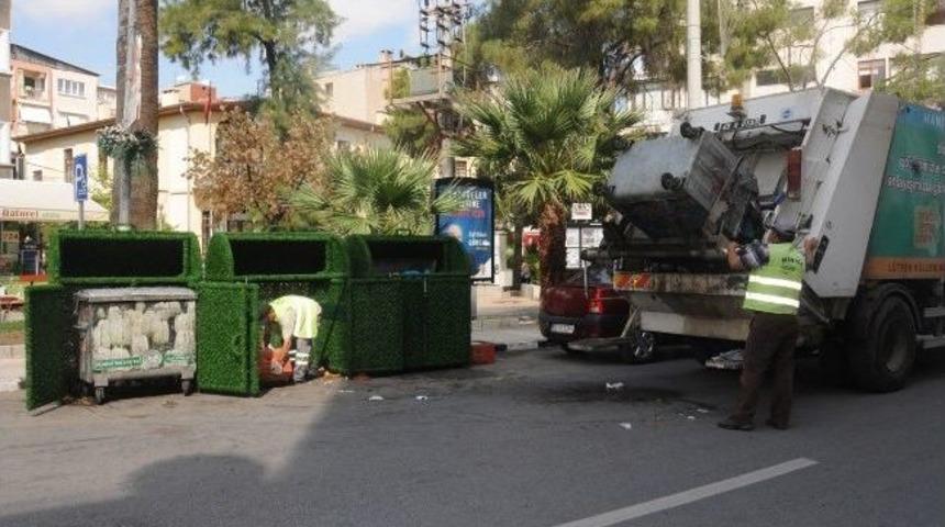 Manisa'da &Ccedil;&ouml;p Konteynırlarına Doğal G&ouml;r&uuml;n&uuml;m