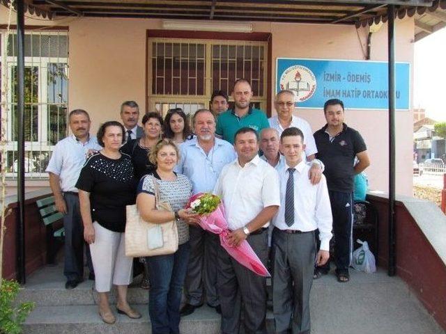 Ödemiş'te Chpliler İmam-hatip Ziyaret Edip Başarı Diledi