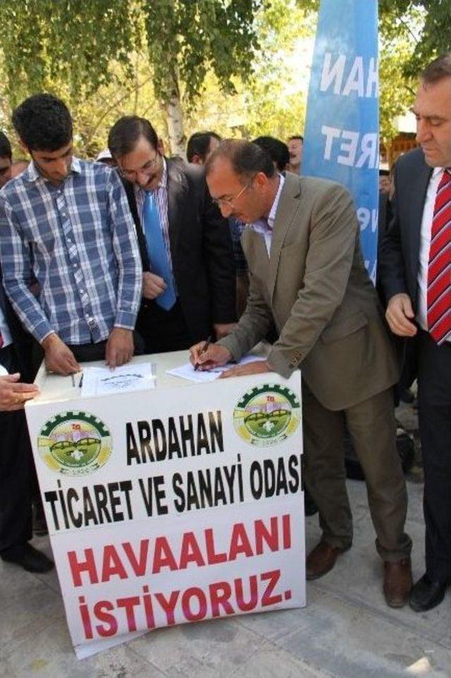 Ardahan Havaalanı İçin İmza Kampanyası 1