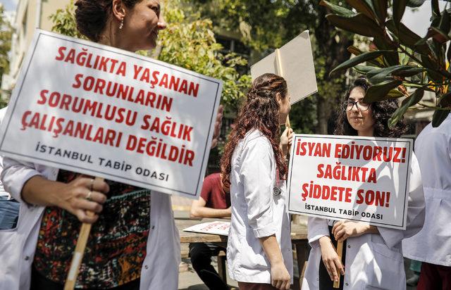 Türk Tabipler Birliği sağlıkta şiddetle ilgili basın açıklaması açıklaması yaptı