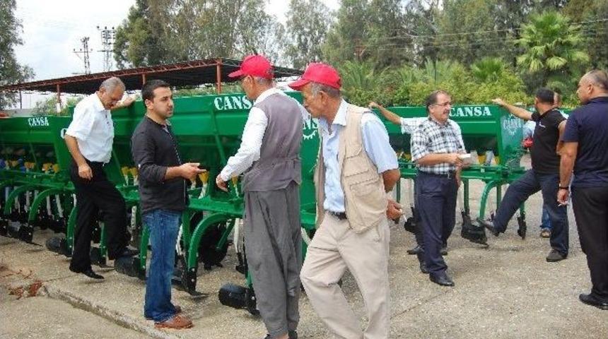 Ceyhanlı &Ccedil;ift&ccedil;iler Hibe Desteği İle Makine Aldılar