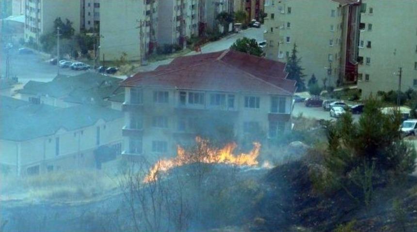 Patlıcan K&ouml;zlerken Mahalleyi Yakıyordu