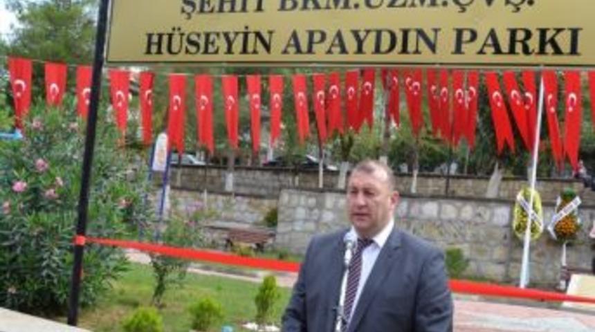 Bigadi&ccedil;'te Şehit Uzman &Ccedil;avuş H&uuml;seyin Apaydın Parkı A&ccedil;ıldı