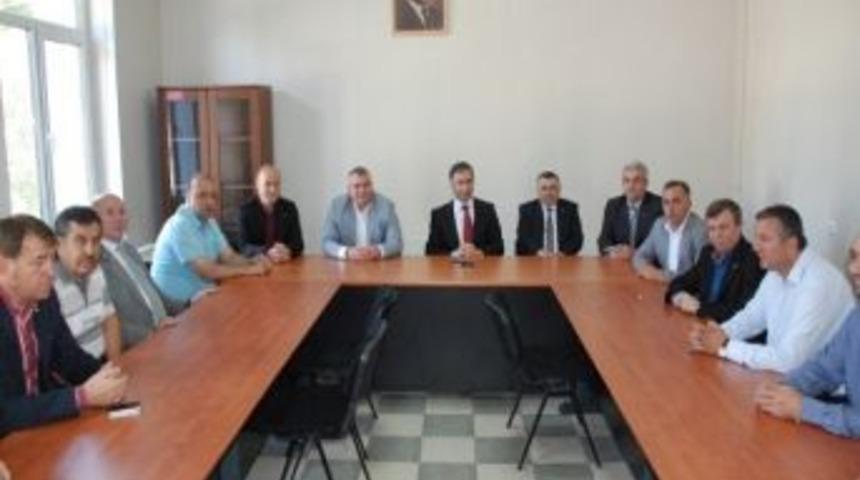 Boz&uuml;y&uuml;k Tso Heyetinden Kaymakam Şakalar'a Ziyaret