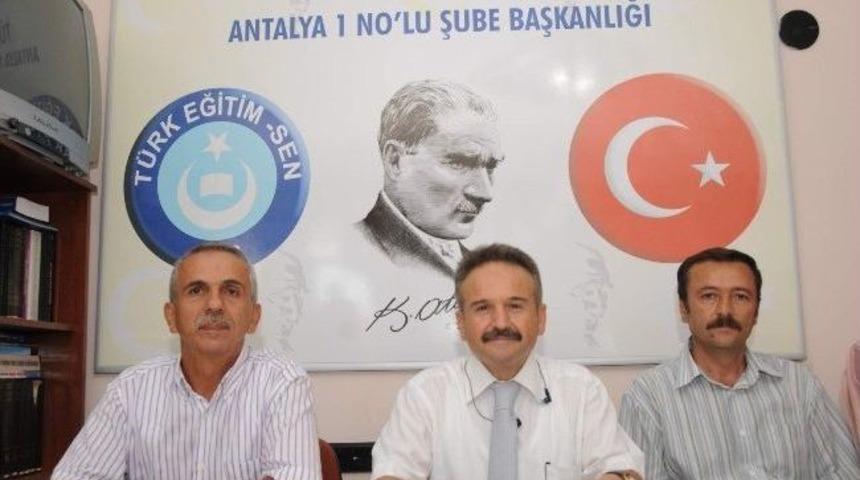 T&uuml;rk Eğitim-sen&rsquo;den Okul Y&ouml;neticileri Atamasına Eleştiri