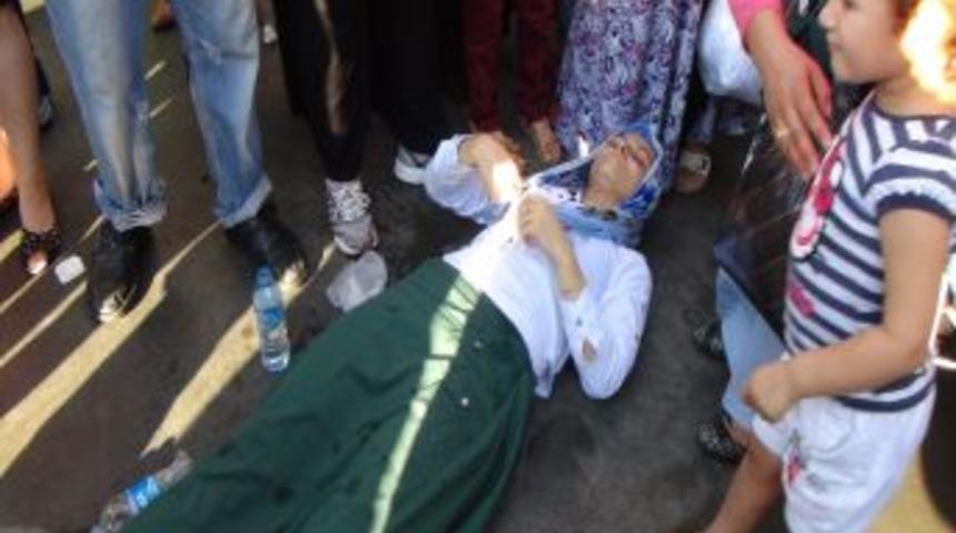 Pazara Dalan Hamile S&uuml;r&uuml;c&uuml; Dehşet Sa&ccedil;tı