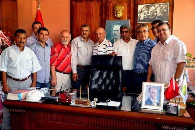 Acarlar Başkanı Şimşek Chp&rsquo;li G&uuml;m&uuml;ş&rsquo;&uuml; Ağırladı 1