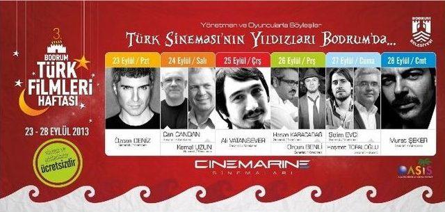 3. Bodrum T&uuml;rk Filmleri Haftası Başlıyor 1