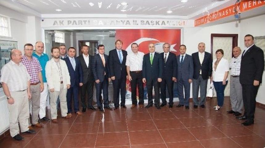 Satso Başkanı K&ouml;semusul Siyasi Parti İl Başkanlarını Ziyaret Etti