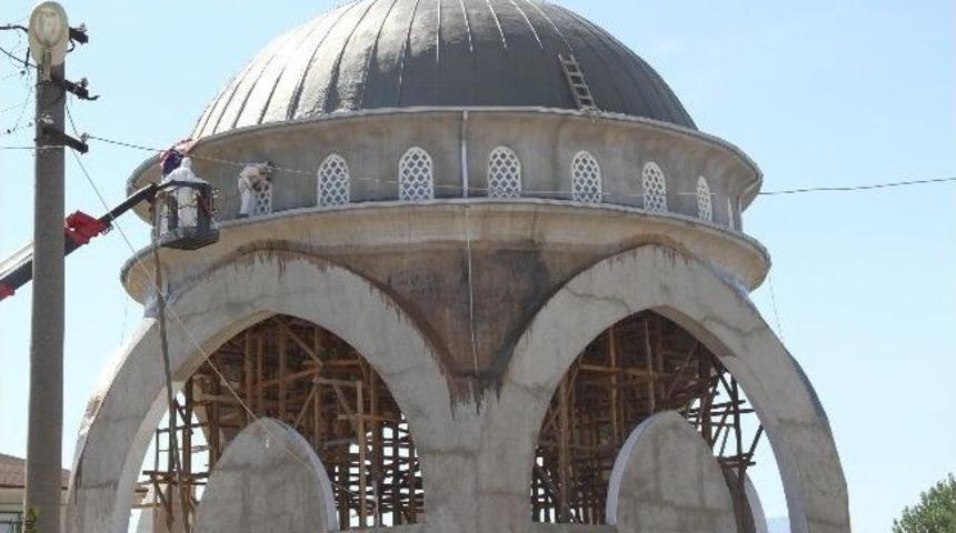 Akşemseddin Camii İnşaatı Hızla İlerliyor