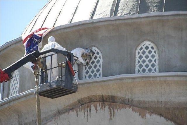 Akşemseddin Camii İnşaatı Hızla İlerliyor 1