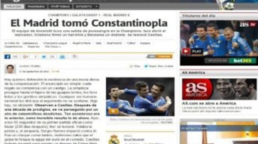 İspanyol Basınından &Ccedil;irkin Benzetme