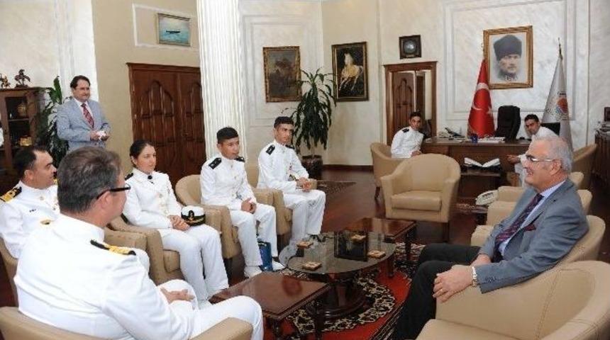 Komutanlar Başkan Yılmaz’ı Ziyaret Etti