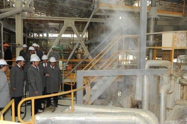 Vali Yılmaz’dan Eti Bor Tesislerinde İnceleme 2