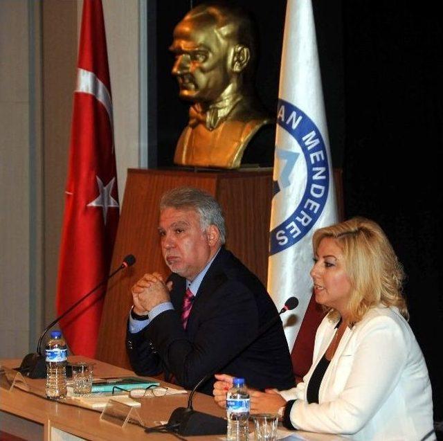 Ad&uuml; &lsquo;adnan Menderes&rsquo; Konferansına Ev Sahipliği Yaptı 1