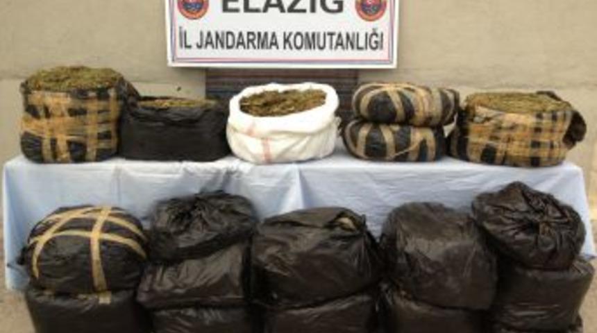 Elazığ'da 138.350 kg esrar ele ge&ccedil;irildi