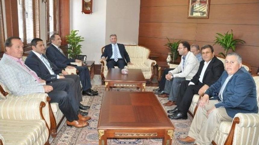 Eski Tbmm Başkanı Toptan&rsquo;dan, Zonguldak Valisi Kaban&rsquo;a Ziyaret