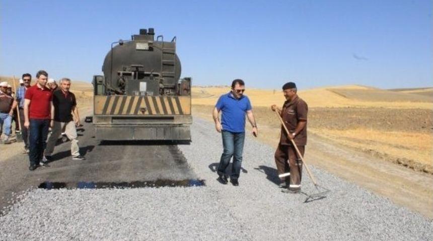 Aksaray Valisi Altınok Asfalt Çalışmalarını İnceledi