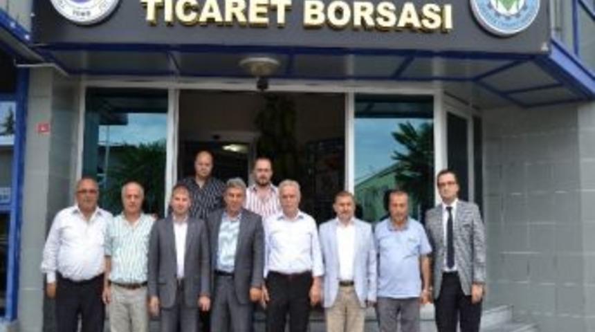 Sakaryaspor Başkanı Stb&rsquo;i Ziyaret Etti