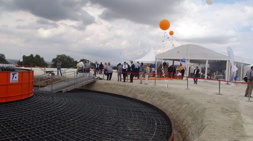 Tekirdağ'da R&uuml;zgar Enerji Santralinin Temeli Atıldı