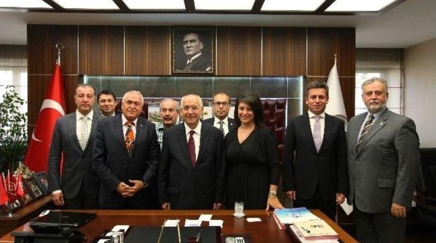Ankara Stk Platformu&rsquo;ndan Yenimahalle Belediye Başkanı Yaşar&rsquo;a Ziyaret