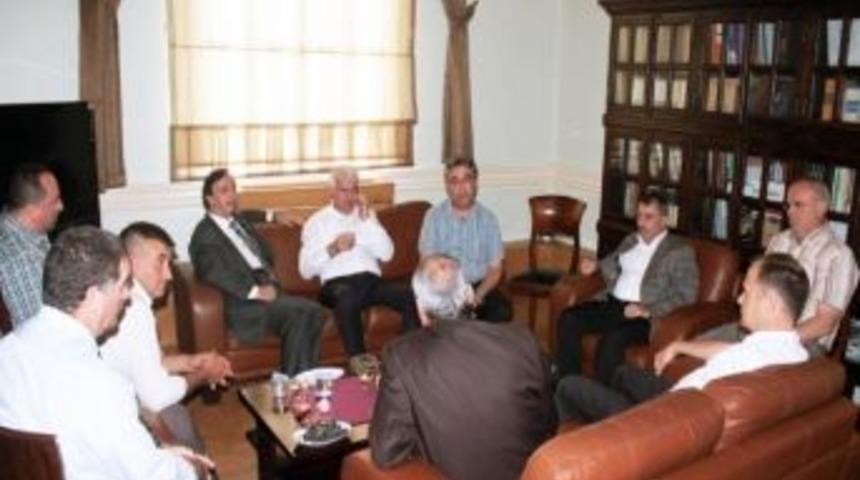 Başkan Cingil Meslektaşlarını Ağırladı