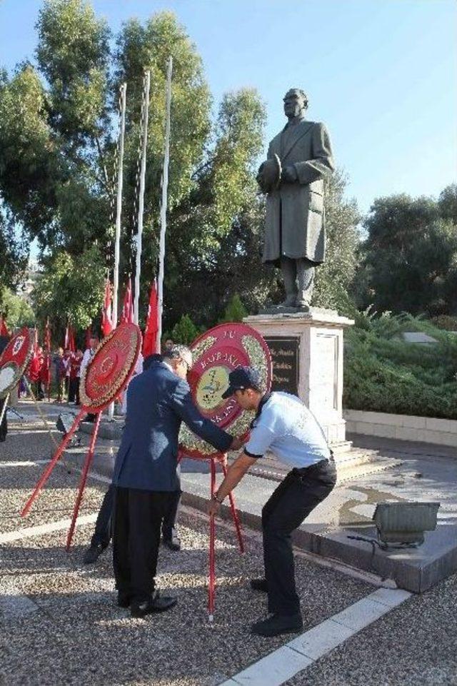 Bayraklı Gazileri Unutmadı