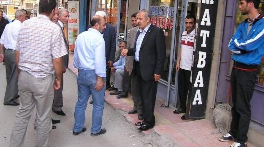 Ak Parti Milletvekili Şahin, Esnafı Ziyaret Etti
