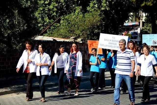 Sarıgöl’de "sağlık İçin Hareket Edelim" Yürüyüşü 1