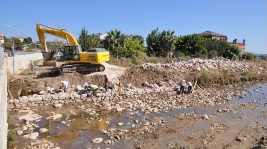 Karabiga&rsquo;da Dere Islahları Başladı