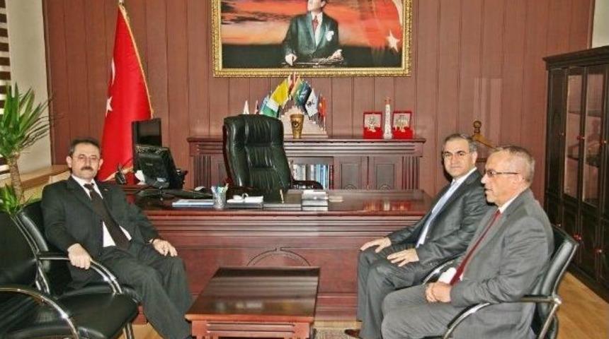 Vali Başk&ouml;y&rsquo;den Kaymakam Beyazyıldız&rsquo;a Hoş Geldin Ziyareti