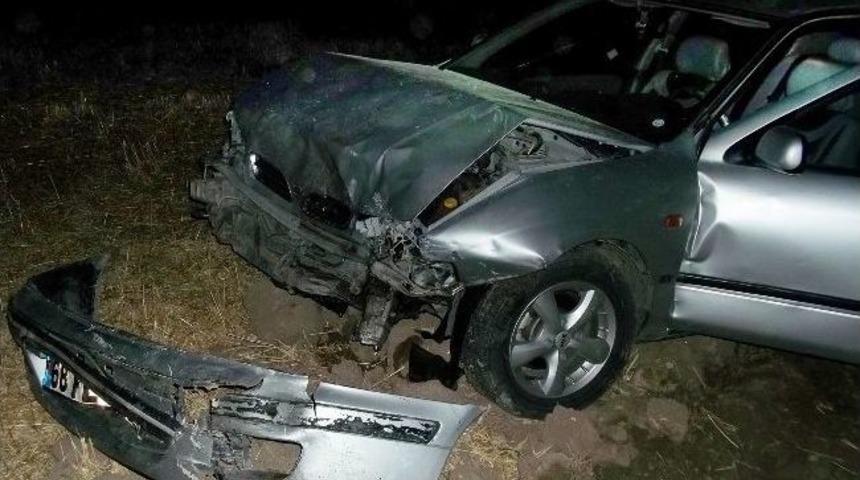 Otomobilin &Ccedil;arptığı Koyunu Kesmek İsterken Canından Oldu