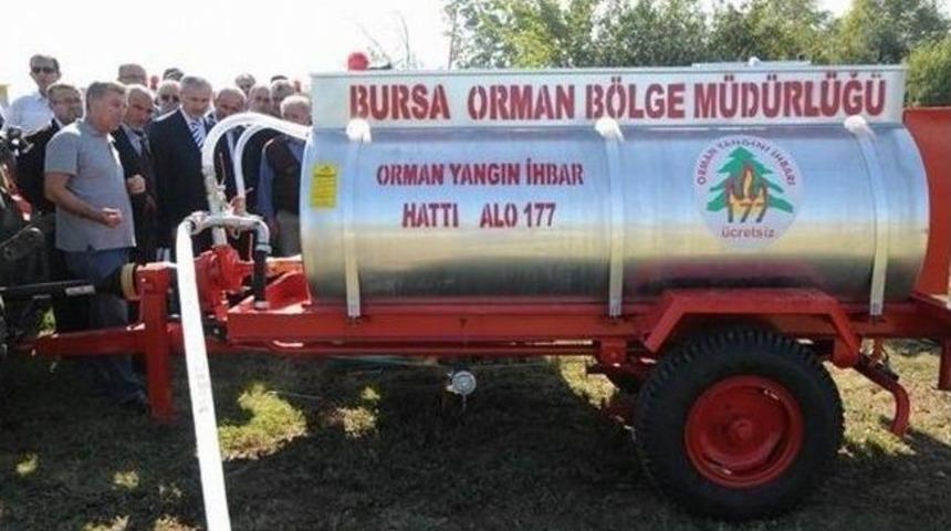 Bursa'nın Orman K&ouml;ylerine 13 Su Tankeri