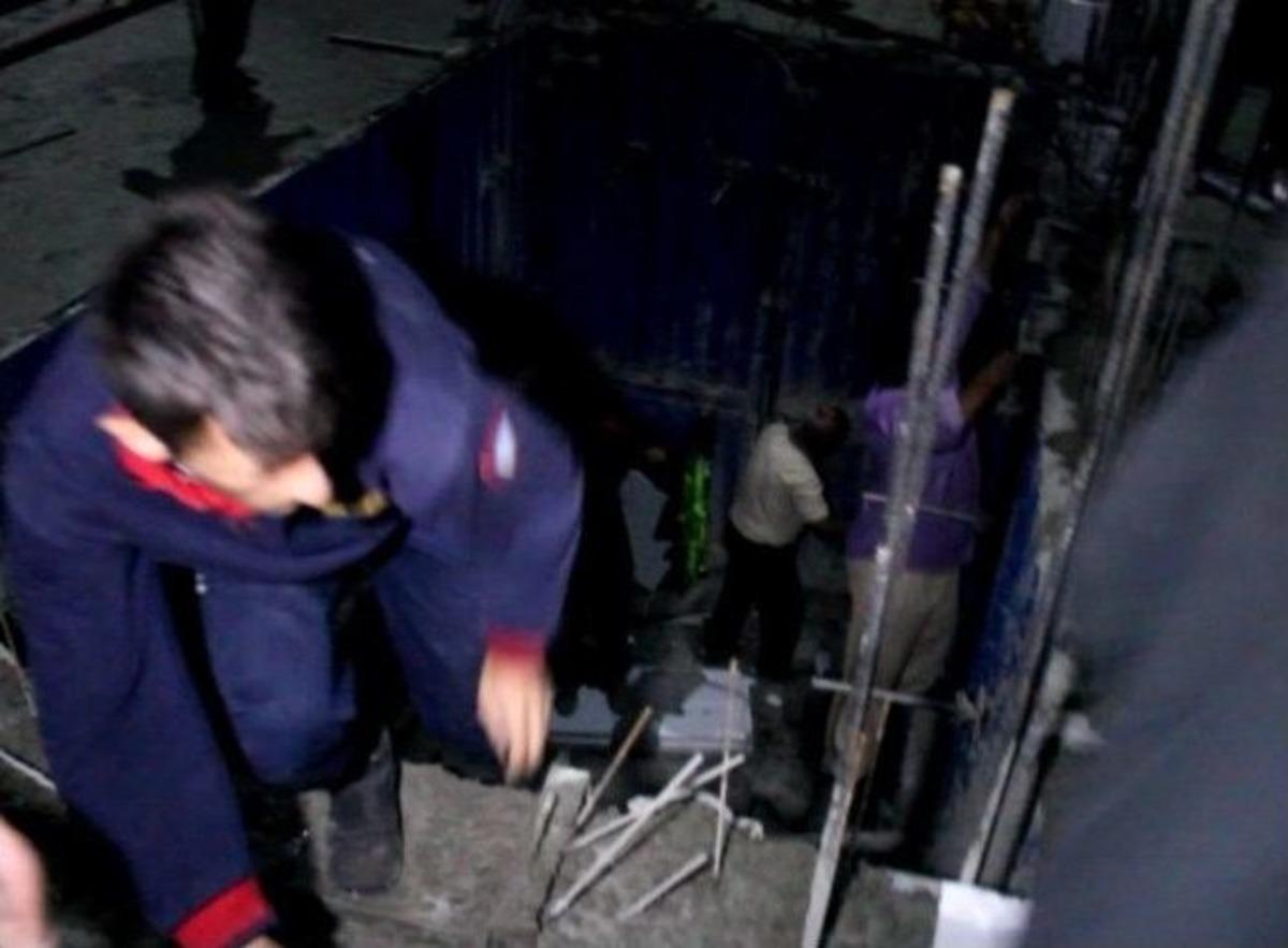 Akyazı'da inşaattan d&uuml;şen iş&ccedil;inin imdadına vin&ccedil; yetişti