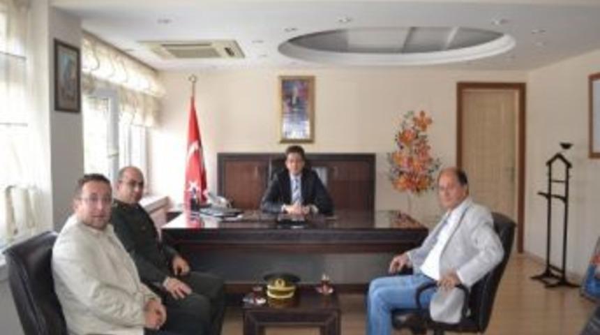 Kulalı Gazetecilerden Kaymakam'a "hoşgeldiniz" Ziyareti