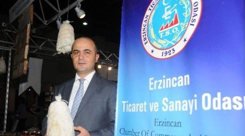Erzincan&rsquo;ın Y&ouml;resel &Uuml;r&uuml;nleri Antalya Fuarında