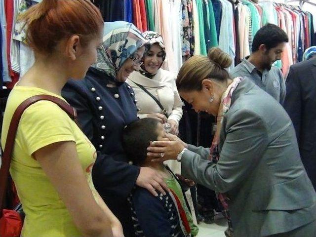 &Ccedil;alık, Esnafı Ziyaret Ederek, Mitinge Davet Etti 1