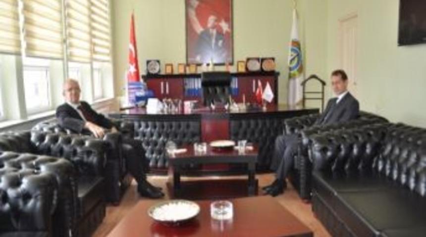 Vali Yardımcısı Kocakundak&ccedil;ı, Başkan Vekili Eğilmez'i Ziyaret Etti