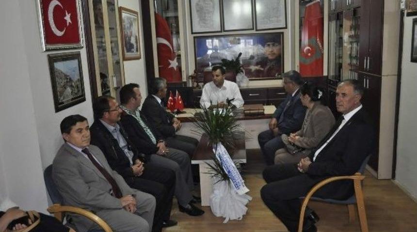 Mhp Melikgazi İl&ccedil;e Teşkilatından Gazilere Anlamlı Ziyaret