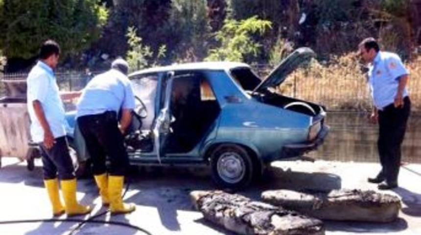 Kendi Kendine Hareket Eden Oto Yandı