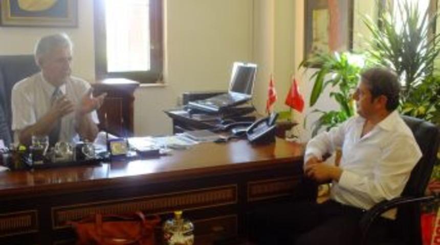 Fatih Say'dan Kaymakam Madenoğlu&rsquo;na &ldquo;hayırlı olsun&rdquo; ziyareti