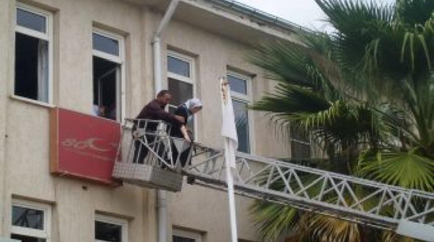 Hastanede Yangın Tatbikatı