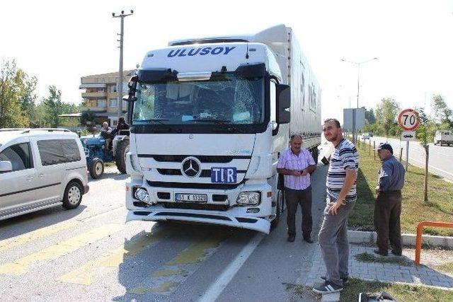 Çarşamba’da Zincirleme Kaza: 1 Yaralı