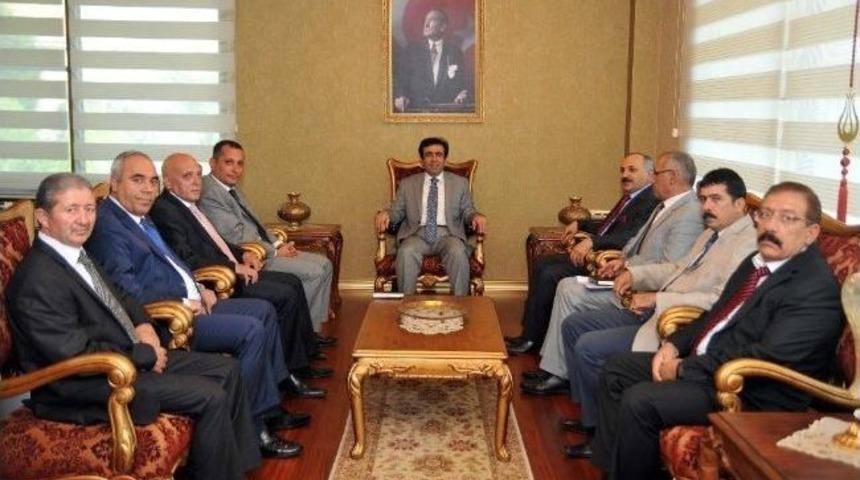 Mersin Esob Y&ouml;netiminden Vali G&uuml;zeloğlu'na 'ahilik Haftası' Ziyareti