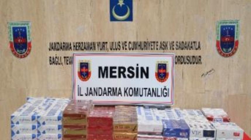 Mut’ta 3 Bin 400 Paket Kaçak Sigara Ele Geçirildi