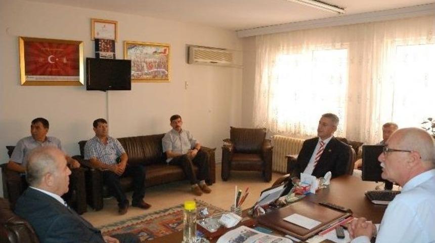 Emekli Astsubaylar Mhp'yi Ziyaret Etti