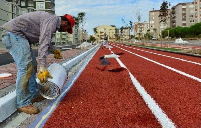 Cadde Ortasına Spor Alanı