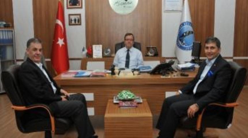 Tstk Ve T&uuml;rsab Başkanı &Ccedil;akmak'tan Ak&uuml;'ye Ziyaret