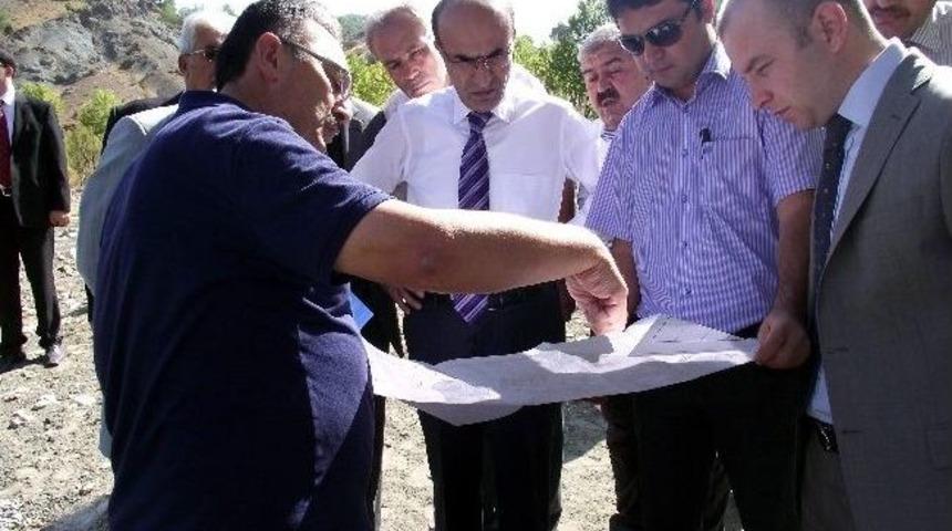 Adıyaman Valisi Demirtaş, Temel Atma &Ouml;ncesinde İncelemelerde Bulundu